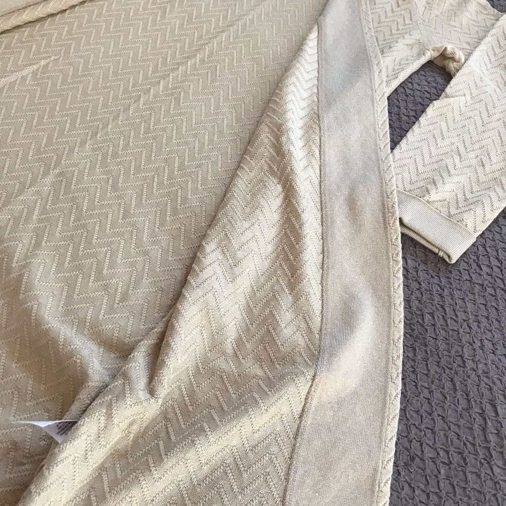 Stunning vintage long sweater and vest set with a chevron knit pattern. EUC - Picture 5 of 16